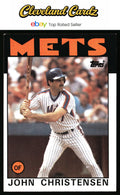 1986 Topps #287 John Christensen RC