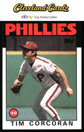 1986 Topps #664 Tim Corcoran