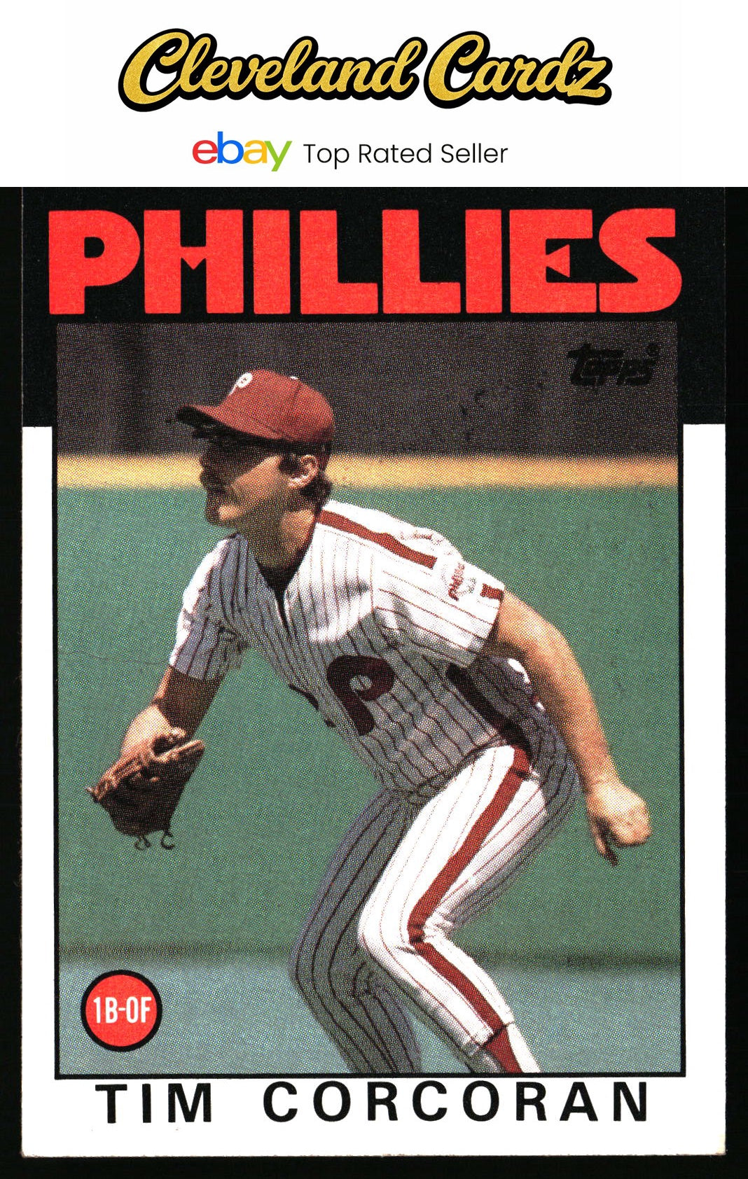 1986 Topps #664 Tim Corcoran