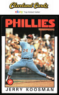 1986 Topps #505 Jerry Koosman