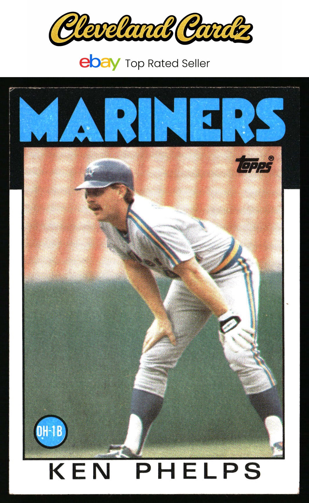 1986 Topps #34 Ken Phelps