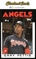 1986 Topps #604 Gary Pettis