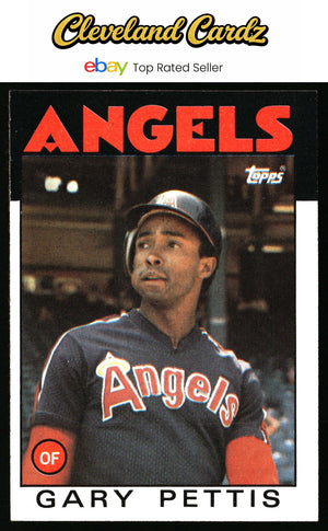 1986 Topps #604 Gary Pettis