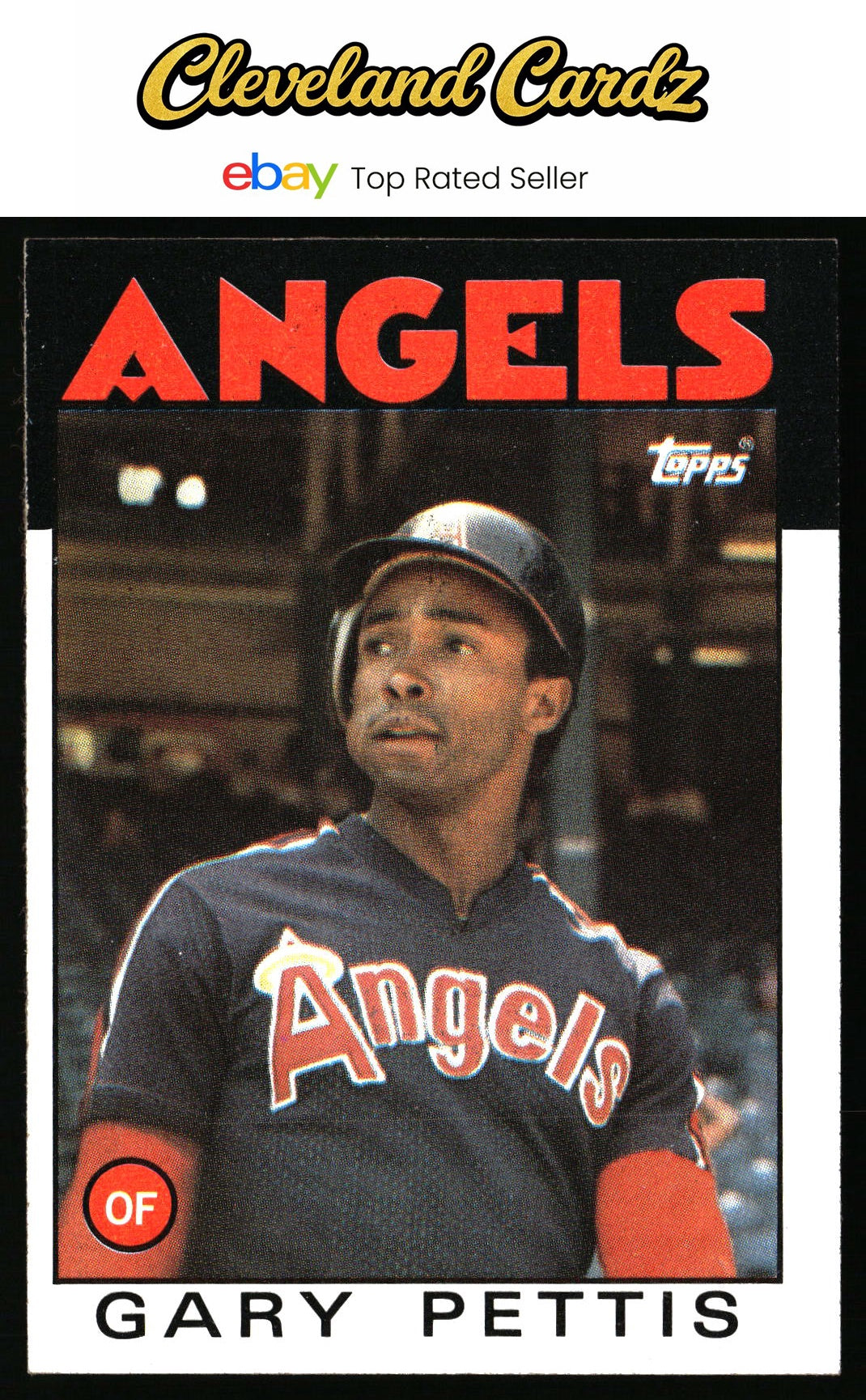 1986 Topps #604 Gary Pettis