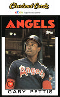 1986 Topps #604 Gary Pettis