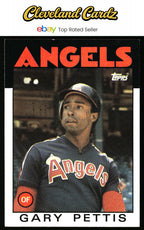 1986 Topps #604 Gary Pettis