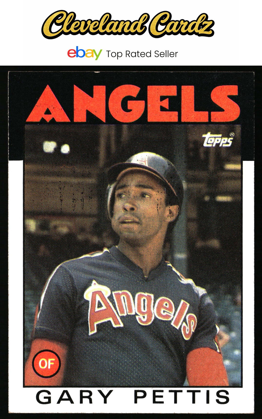 1986 Topps #604 Gary Pettis