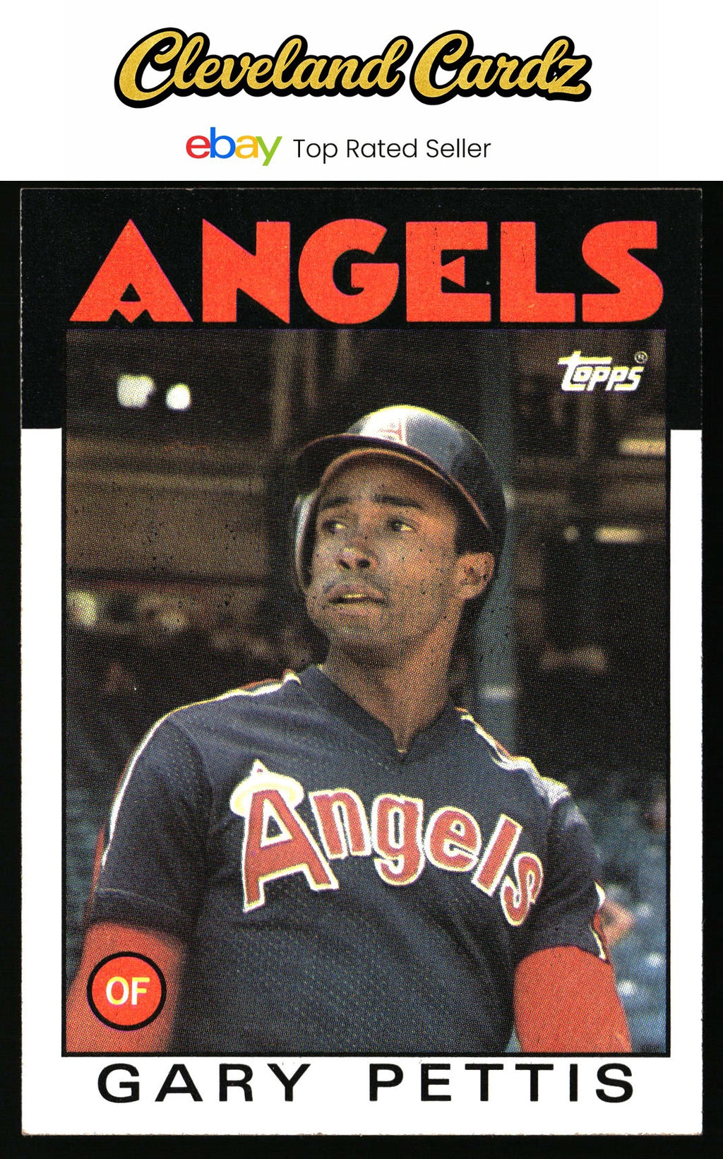 1986 Topps #604 Gary Pettis