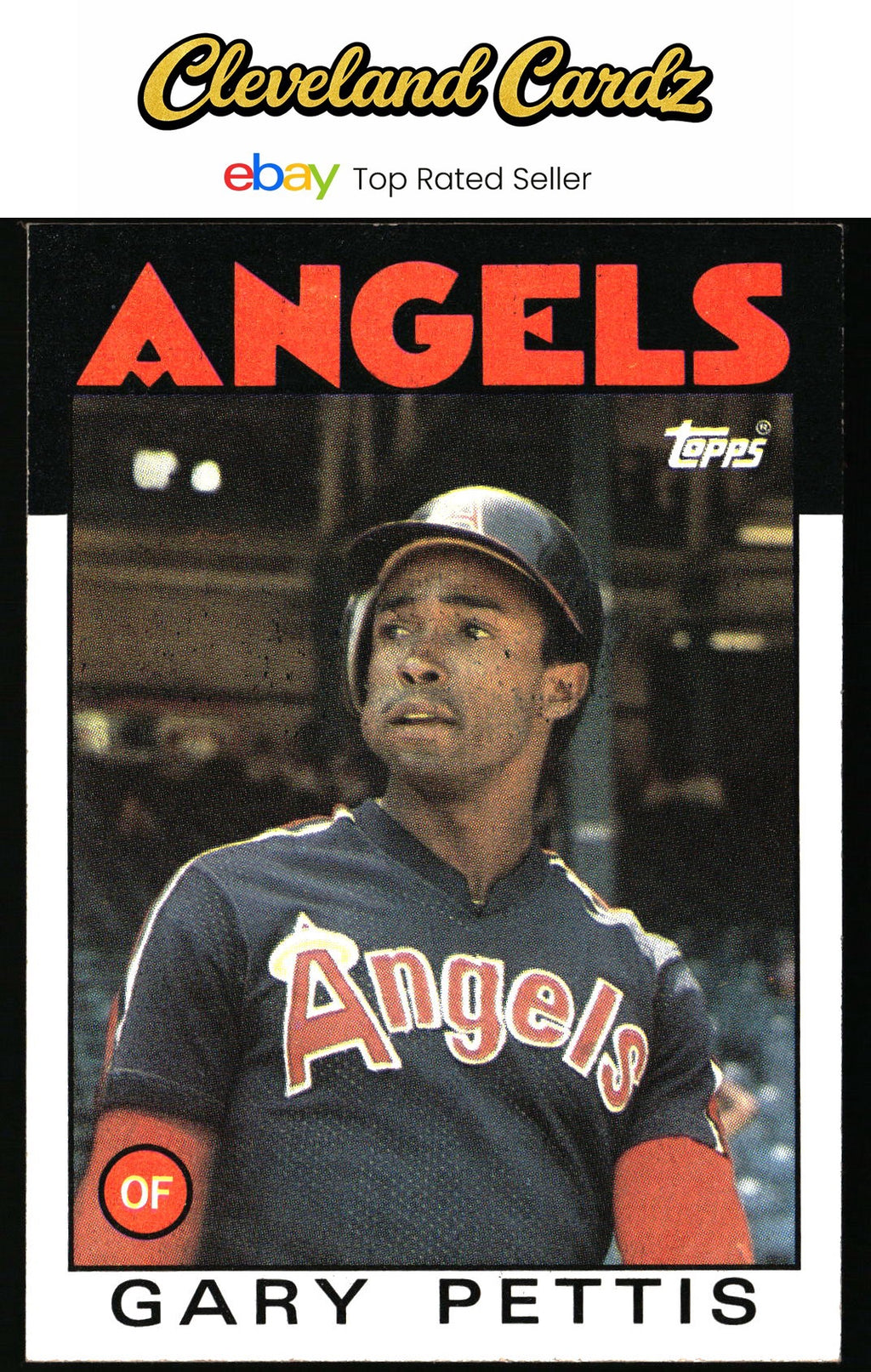 1986 Topps #604 Gary Pettis