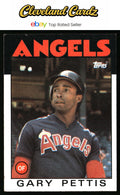1986 Topps #604 Gary Pettis