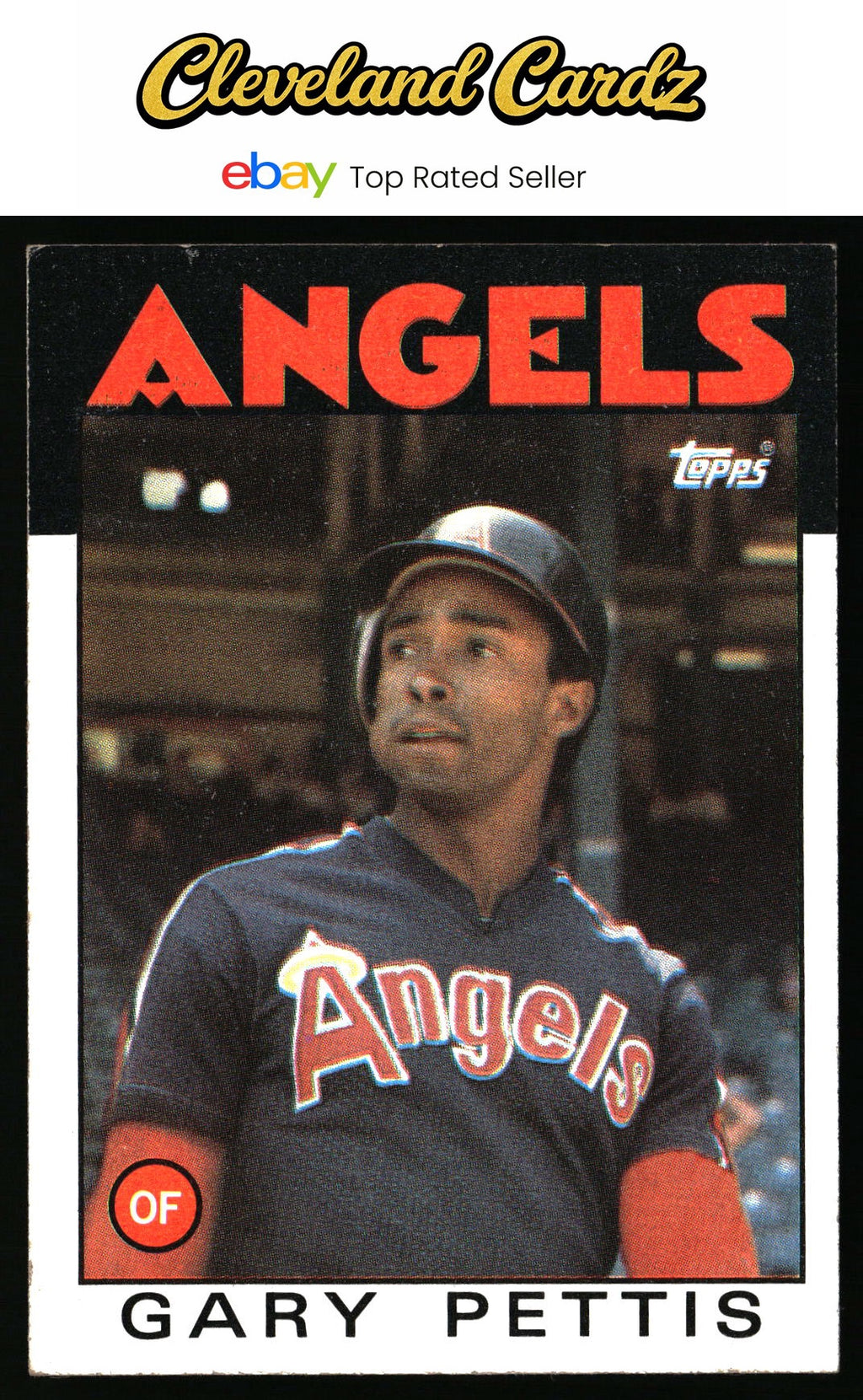 1986 Topps #604 Gary Pettis