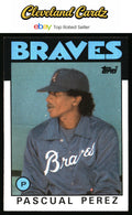 1986 Topps #491 Pascual Perez