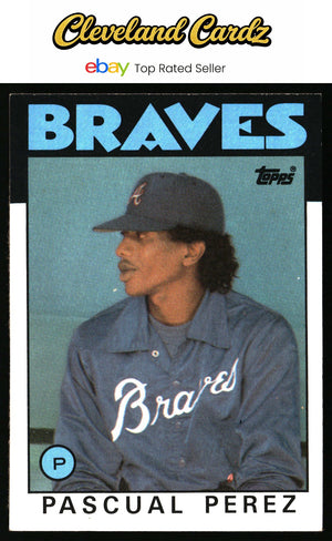 1986 Topps #491 Pascual Perez