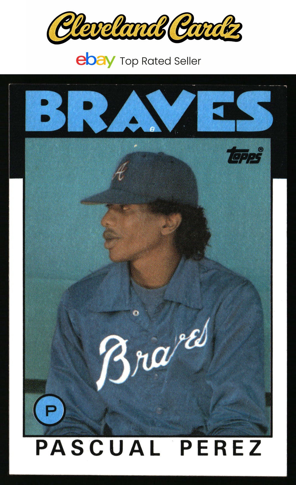 1986 Topps #491 Pascual Perez