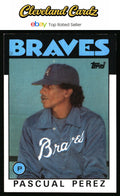 1986 Topps #491 Pascual Perez