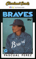 1986 Topps #491 Pascual Perez