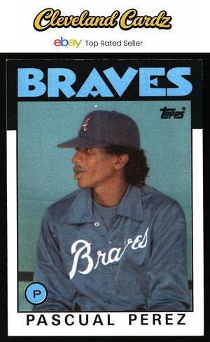 1986 Topps #491 Pascual Perez