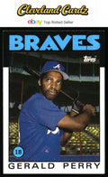1986 Topps #557 Gerald Perry