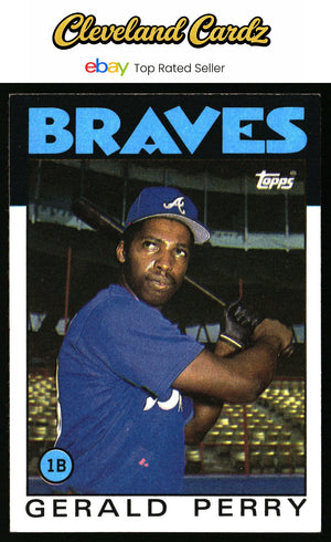 1986 Topps #557 Gerald Perry