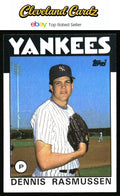 1986 Topps #301 Dennis Rasmussen