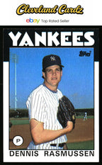 1986 Topps #301 Dennis Rasmussen