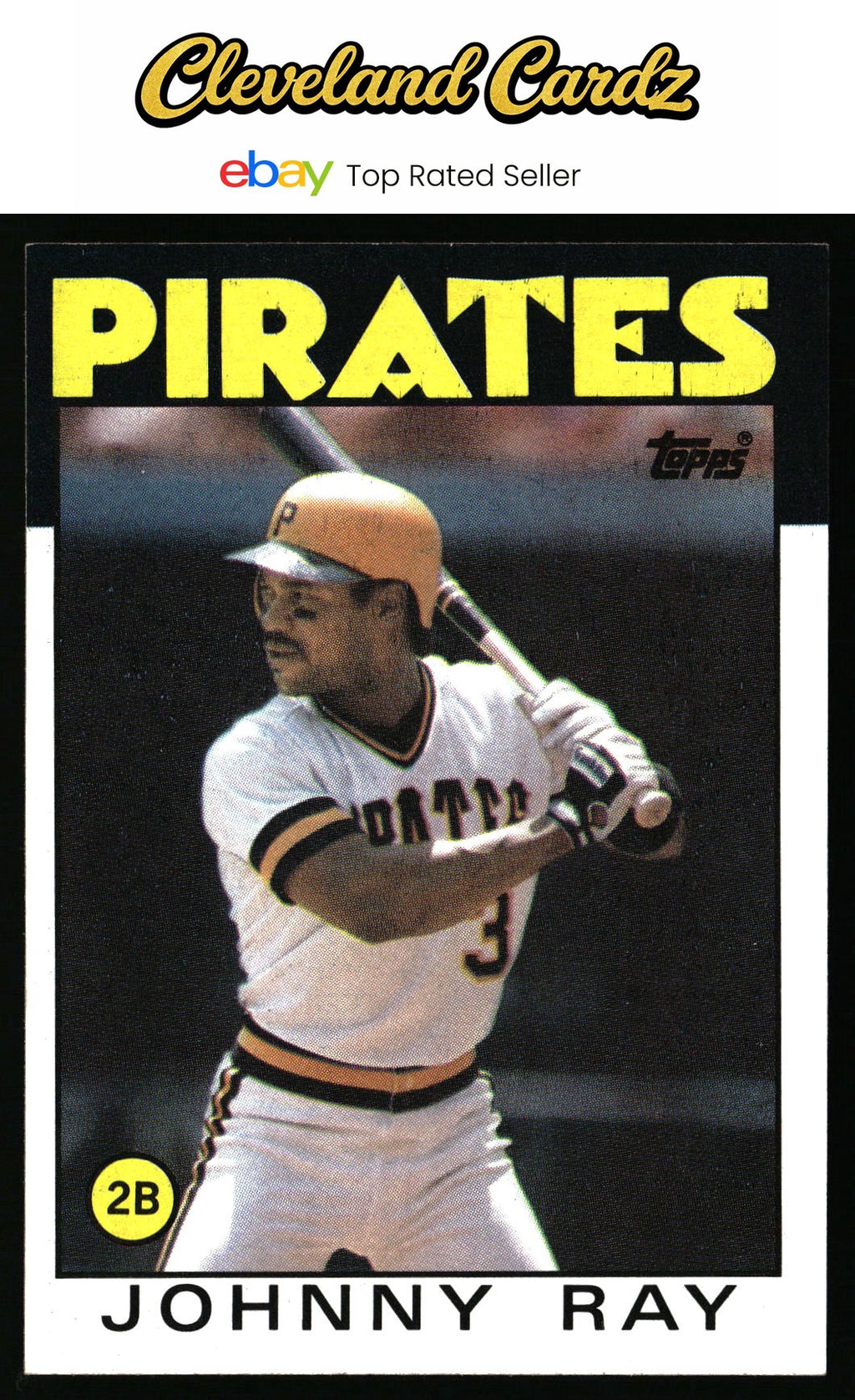 1986 Topps #615 Johnny Ray