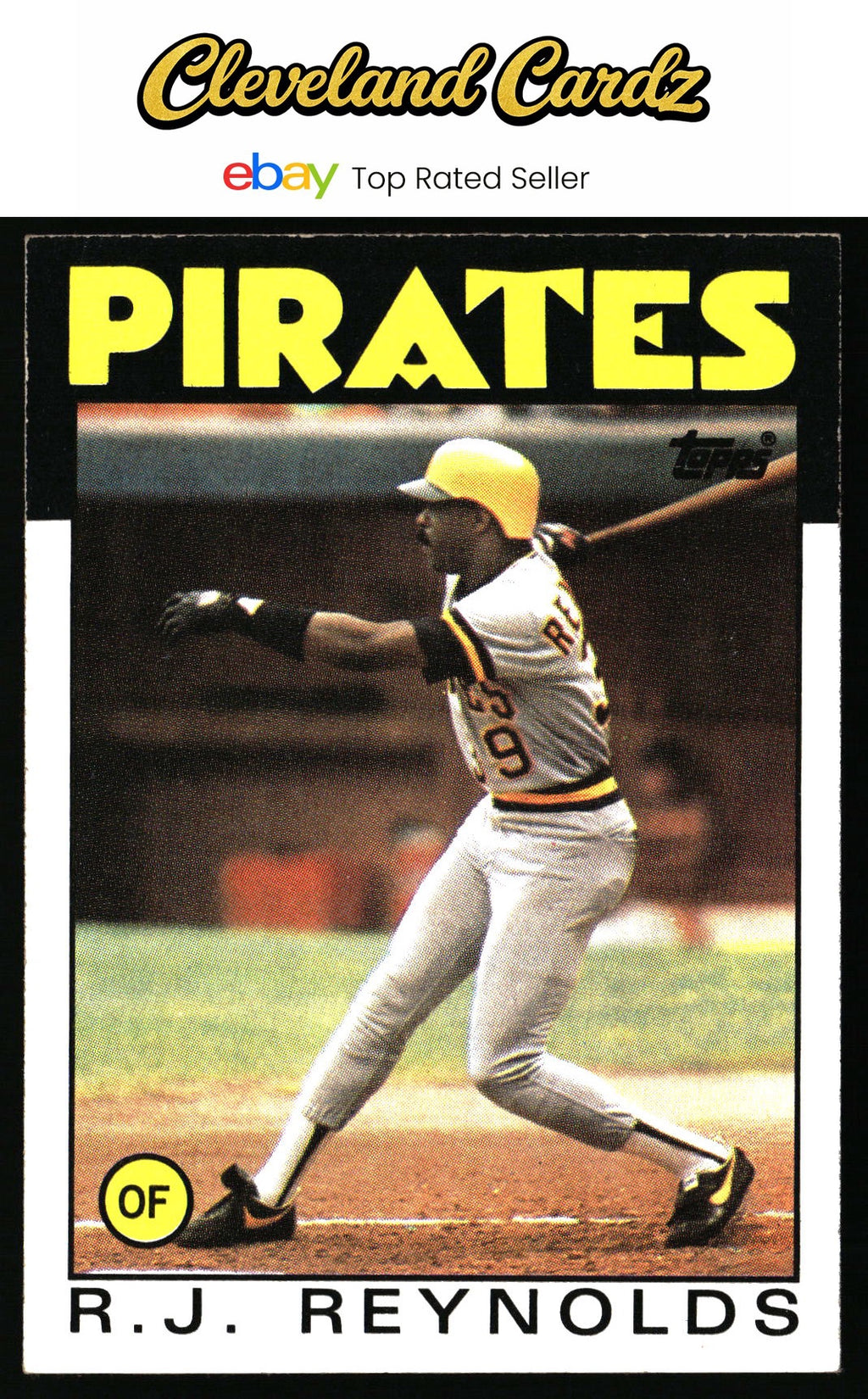 1986 Topps #417 R.J. Reynolds