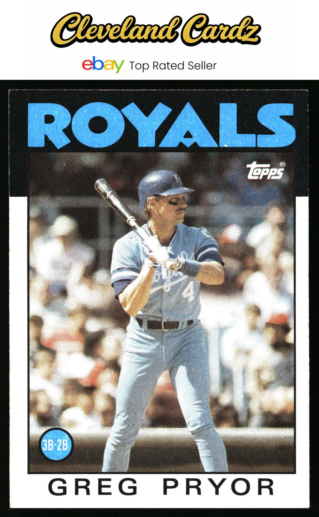 1986 Topps #773 Greg Pryor