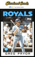 1986 Topps #773 Greg Pryor