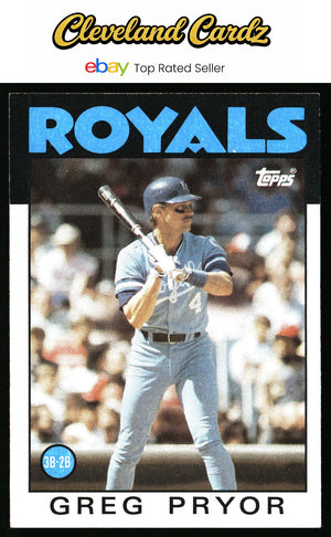 1986 Topps #773 Greg Pryor