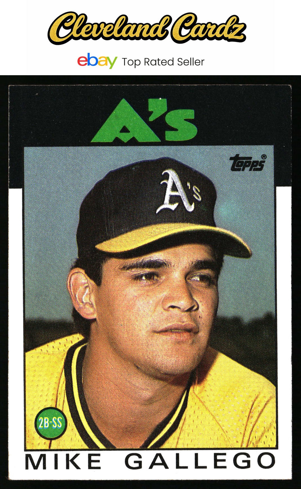 1986 Topps #304 Mike Gallego RC