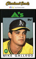 1986 Topps #304 Mike Gallego RC