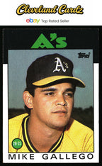 1986 Topps #304 Mike Gallego RC