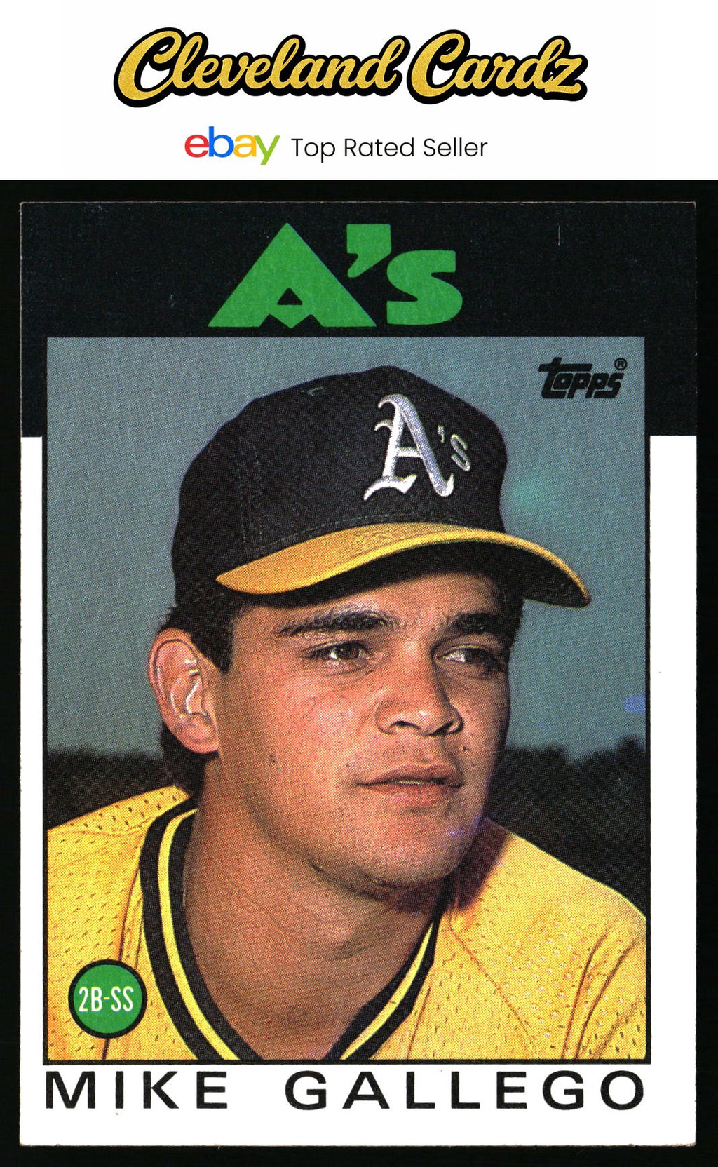1986 Topps #304 Mike Gallego RC