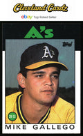 1986 Topps #304 Mike Gallego RC