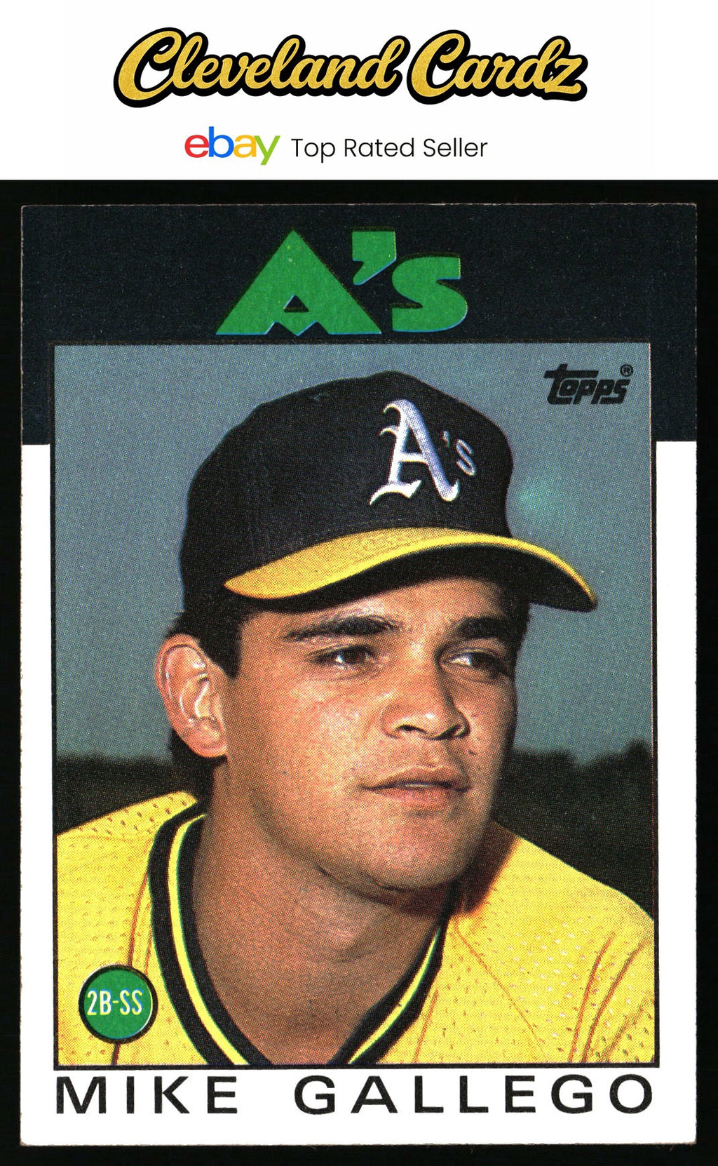 1986 Topps #304 Mike Gallego RC