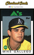 1986 Topps #304 Mike Gallego RC