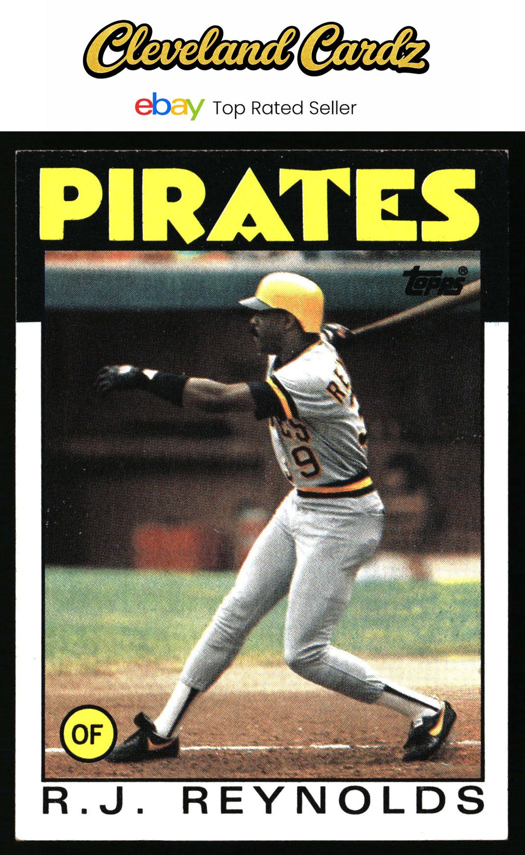 1986 Topps #417 R.J. Reynolds