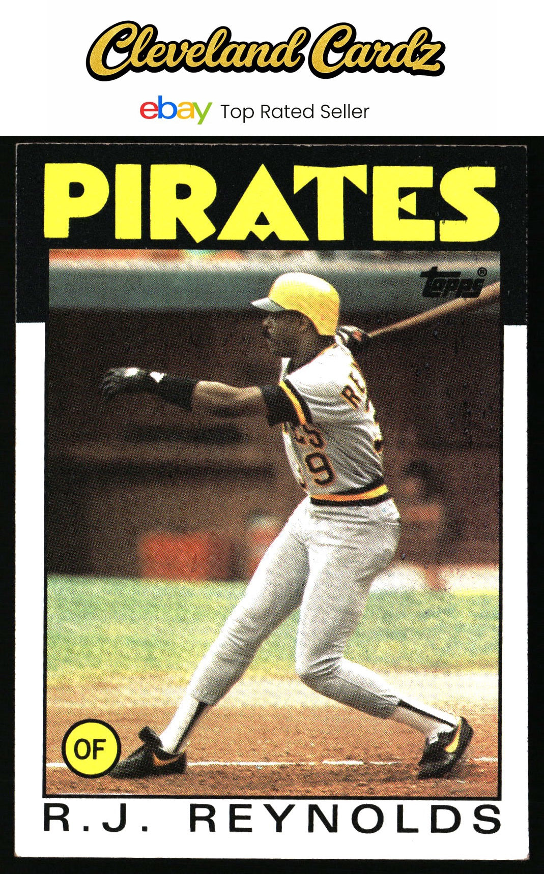 1986 Topps #417 R.J. Reynolds