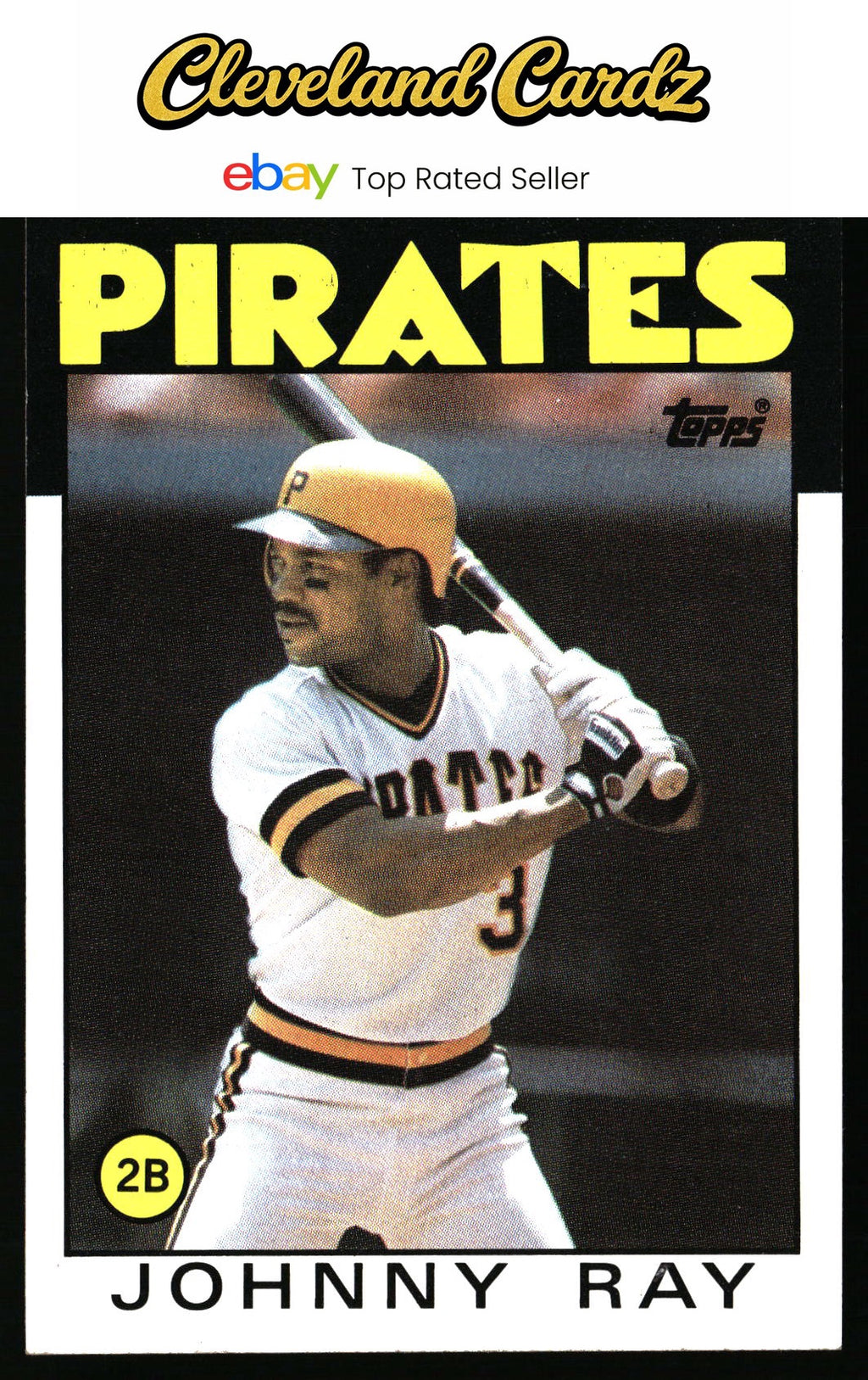 1986 Topps #615 Johnny Ray