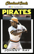 1986 Topps #615 Johnny Ray