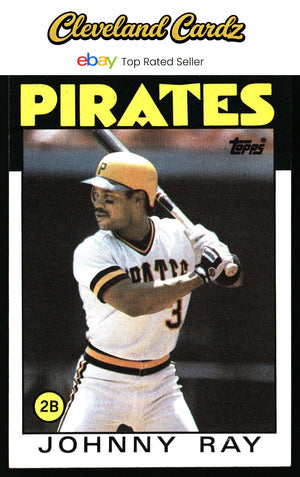 1986 Topps #615 Johnny Ray