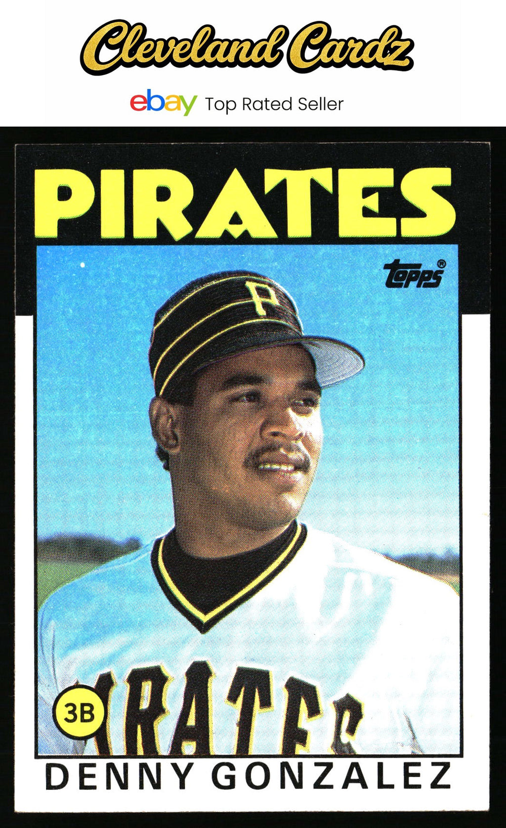 1986 Topps #746 Denny Gonzalez