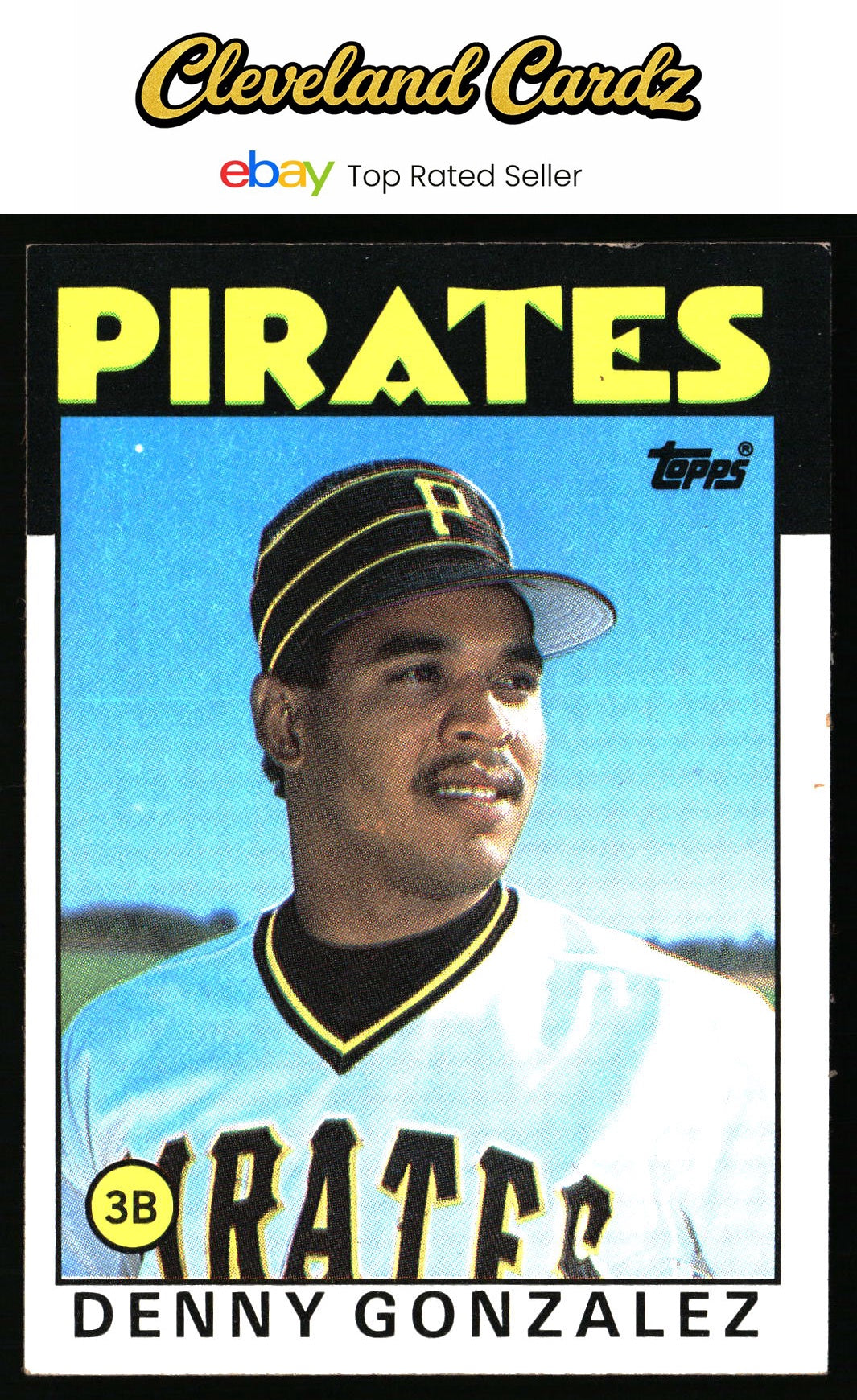 1986 Topps #746 Denny Gonzalez