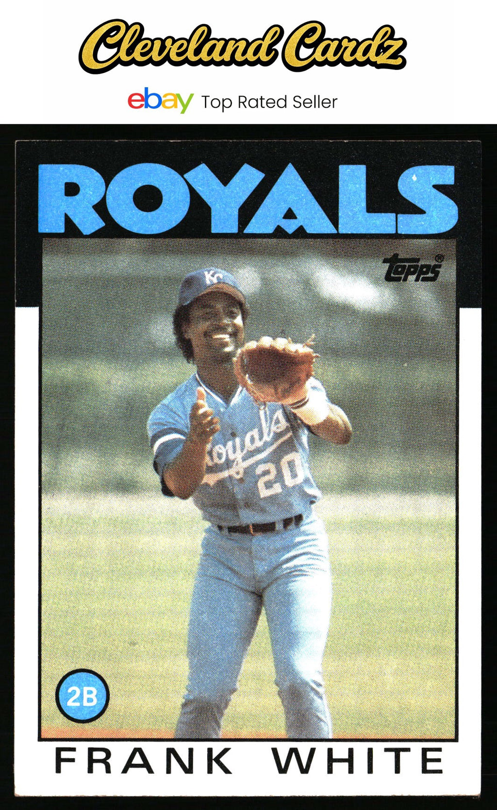1986 Topps #215 Frank White