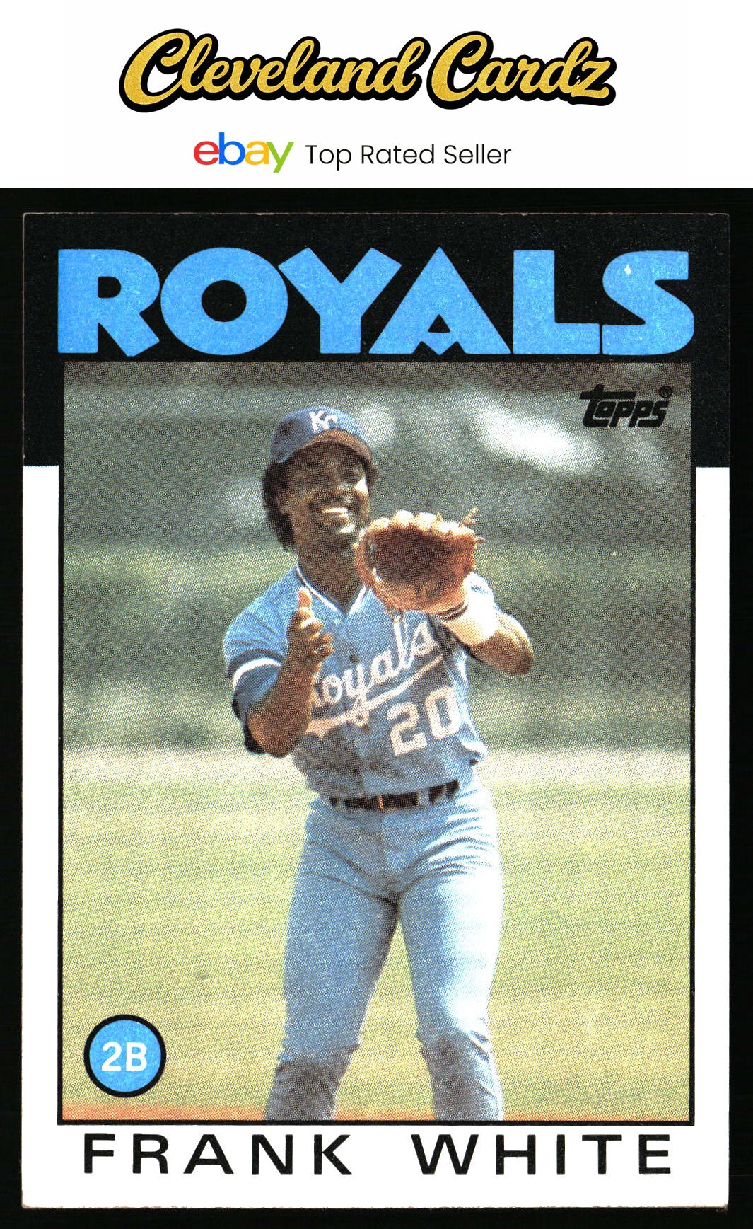 1986 Topps #215 Frank White