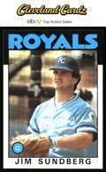 1986 Topps #245 Jim Sundberg