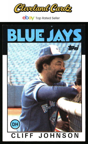 1986 Topps #348 Cliff Johnson
