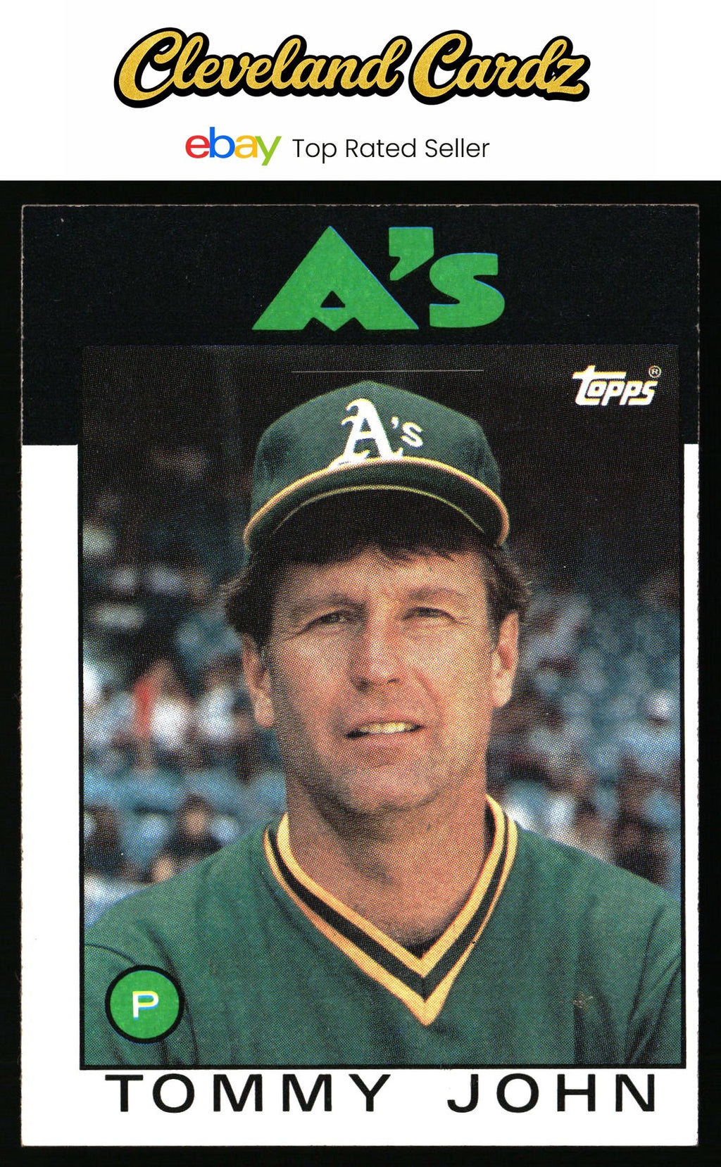 1986 Topps #240 Tommy John