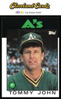 1986 Topps #240 Tommy John